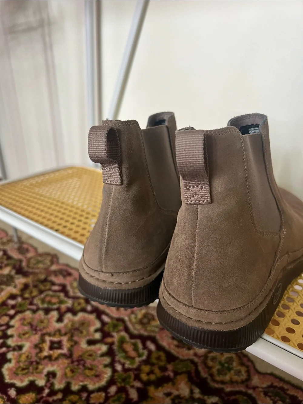 Chaco Men’s Taupe Paonia Chelsea Suede Chukka Boots